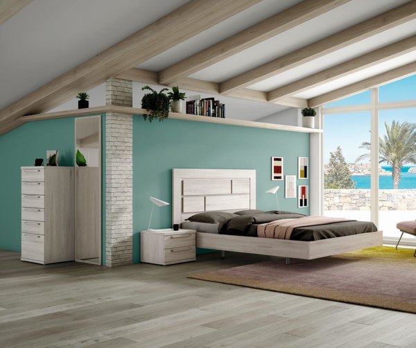 Composición dormitorio KRONOS 152 color azahar